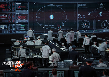 一号娱乐LED显示屏在电影《流浪地球2》中大放异彩